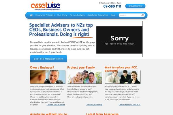 assetwise.co.nz site used Insightinsurance