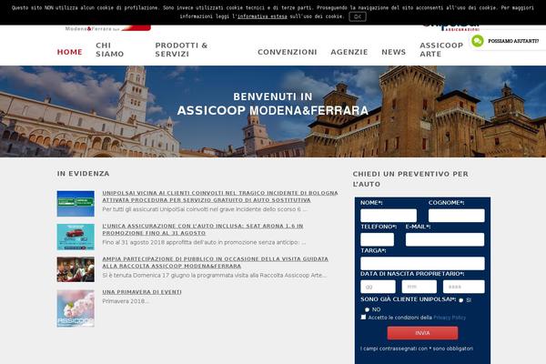 assicoop.com site used Societariemain