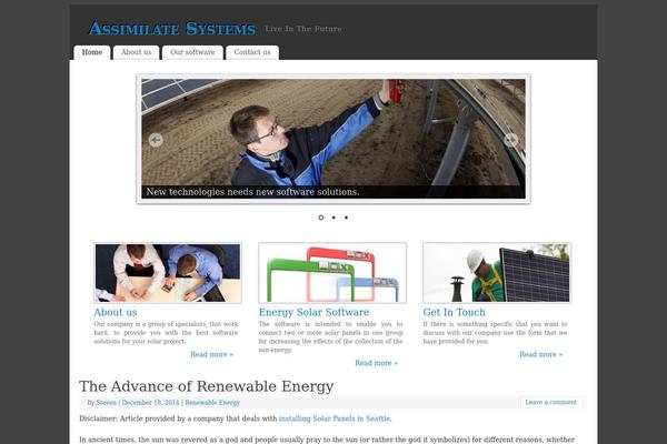 Mantra theme site design template sample
