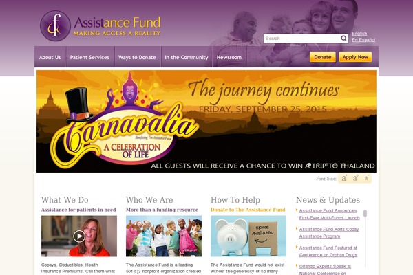 assistfund.org site used Assistance-fund