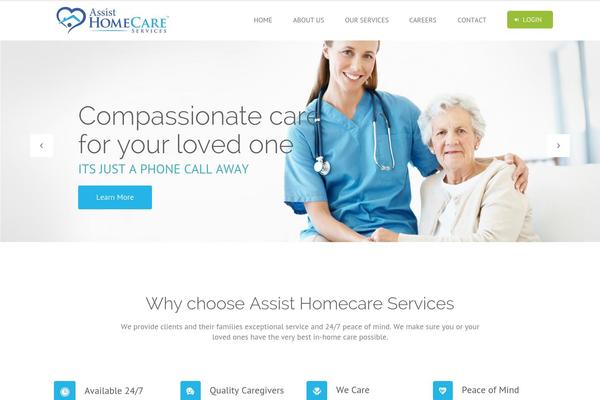 assisthomecareservices.com site used Asist