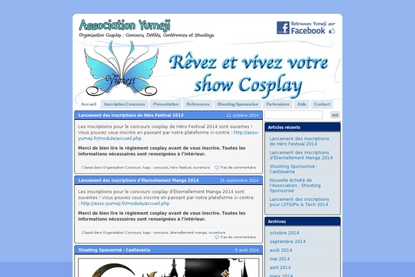 WordPress website example screenshot