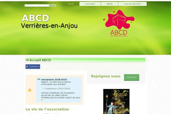 assoabcd.fr site used Template_asso