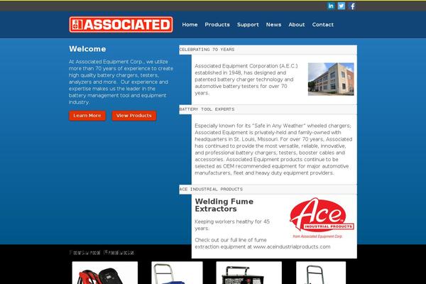 associatedequip.com site used Associatedequip