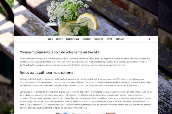 Newspaper theme site design template sample