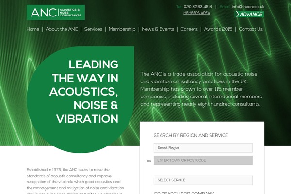 association-of-noise-consultants.co.uk site used Anc