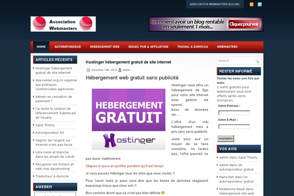 association-webmasters.fr site used Techhub