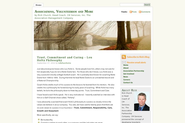 WordPress website example screenshot