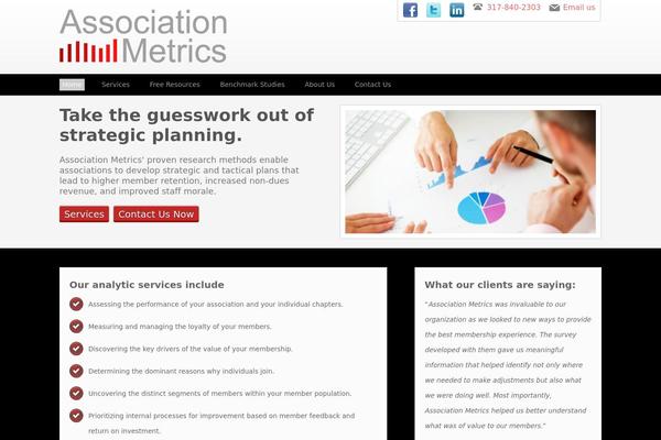 associationmetrics.com site used Associationmetrics