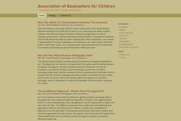 associationofbooksellersforchildren.com site used Wheat-lite