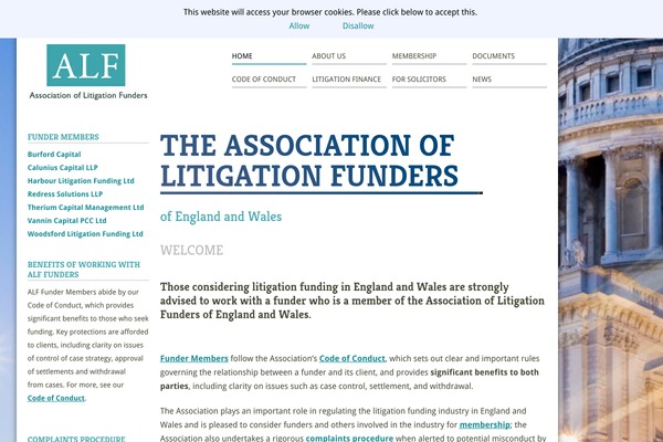 associationoflitigationfunders.com site used Alf14