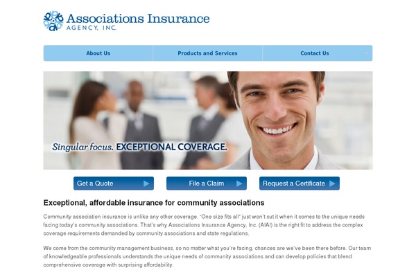 WordPress website example screenshot