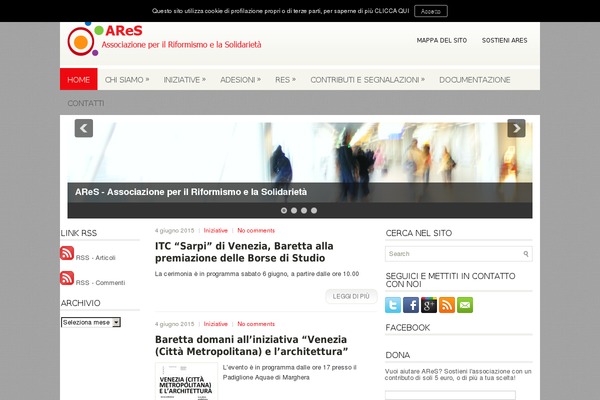 associazioneares.it site used Solidmag