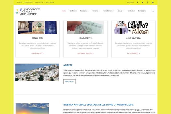 Bellini theme site design template sample