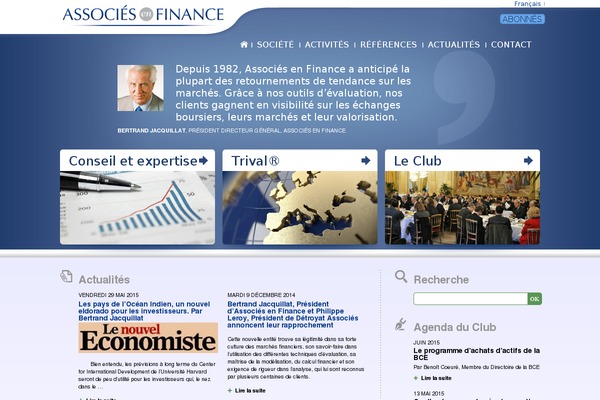 associes-finance.com site used Wordappeal-twentyten