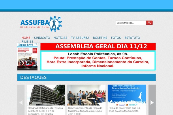 assufba.org.br site used Assufba