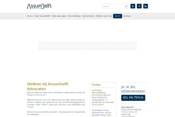 assumdelft.nl site used Assumdelft