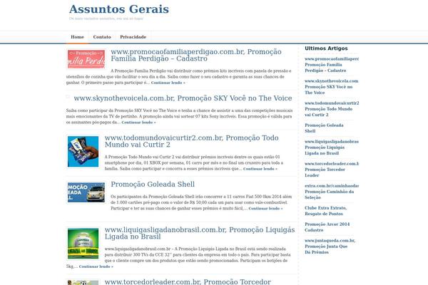 assuntosgerais.com site used Assuntos
