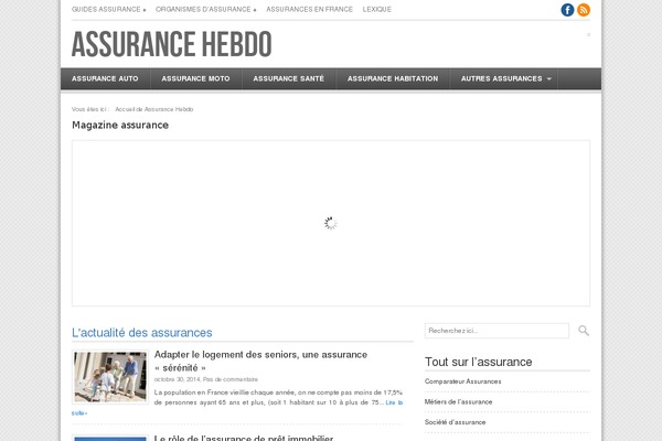 assurance-hebdo.fr site used Exciter