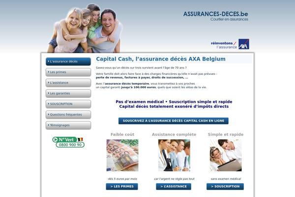 assurances-deces.be site used Assurance_deces