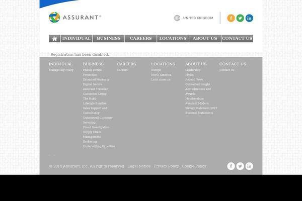 assurantsolutions.co.uk site used Assurant