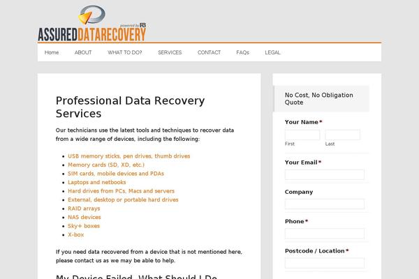 assureddatarecovery.com site used Generate Pro