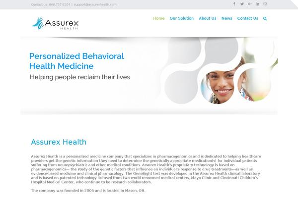 assurerx.net site used Avada Child Theme