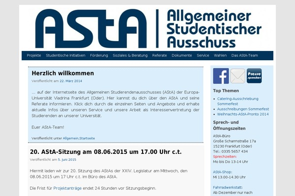 WordPress website example screenshot