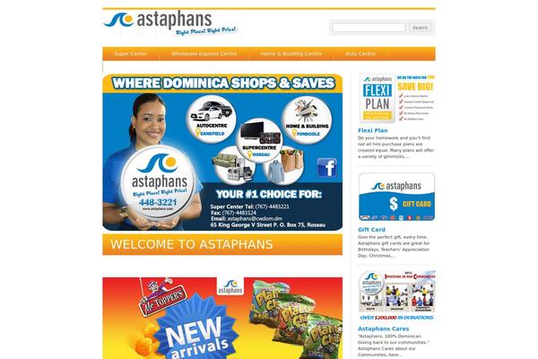 astaphans.com site used Astaphans