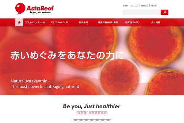 astareal.co.jp site used Astareal