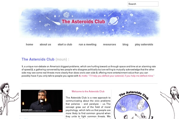 asteroidsclub.org site used Asteroidsclub