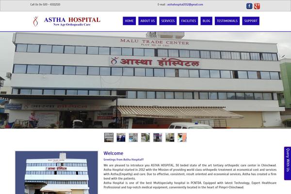 asthahospital.com site used Medics