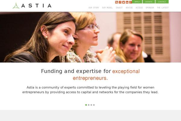 astia.org site used Astia