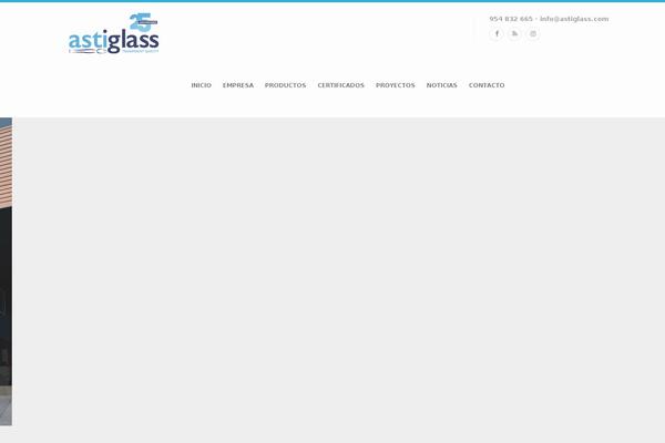 astiglass.com site used Continal