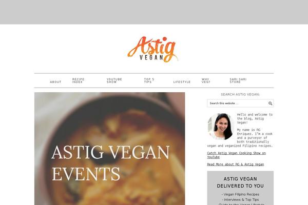 Foodie Pro theme site design template sample