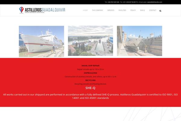 WordPress website example screenshot