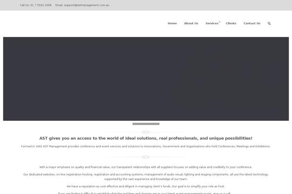 Sentient theme site design template sample