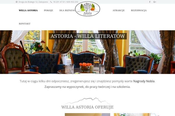 astoria-willaliteratow.pl site used Villa_wordpress
