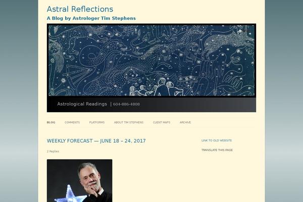 astralreflections.com site used Child-theme