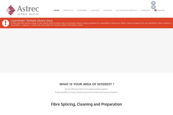 WordPress website example screenshot