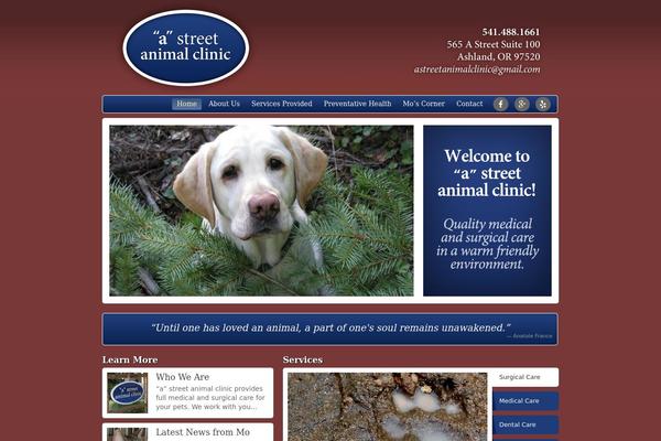 astreetanimalclinic.com site used Salient
