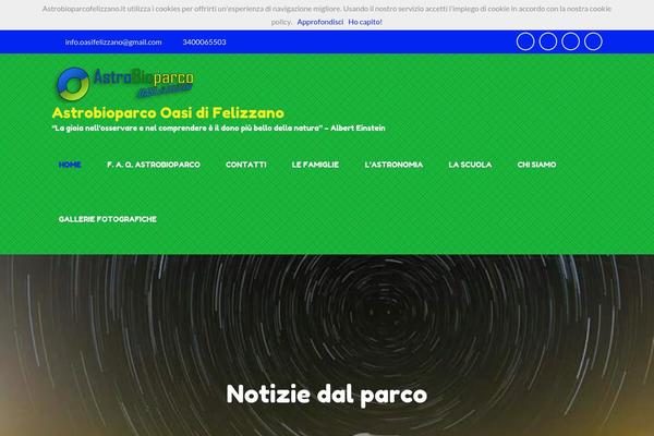astrobioparcofelizzano.it site used Kidspress-pro