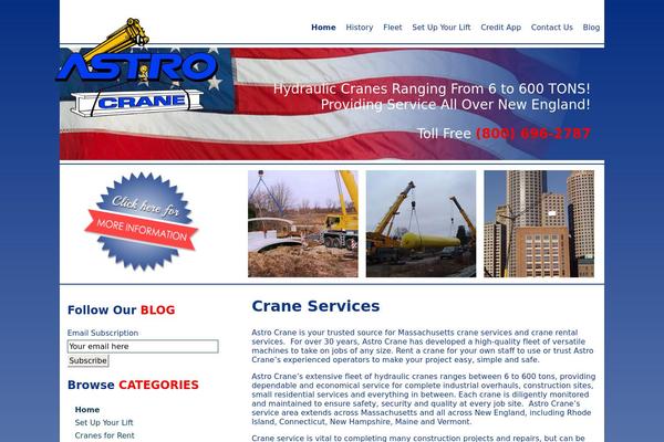 WordPress website example screenshot