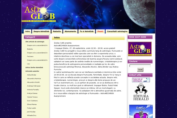 astroglob.ro site used Newage