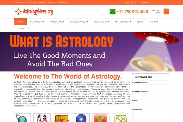 astrologynews.org site used Astrologynews