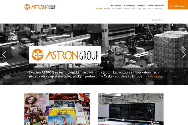 astron.cz site used Astron