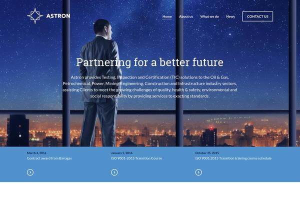 astrongroup.com site used Astron