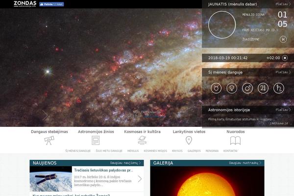 astronomija.info site used Web4it