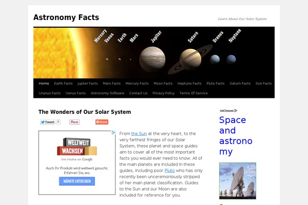Twenty Ten theme site design template sample