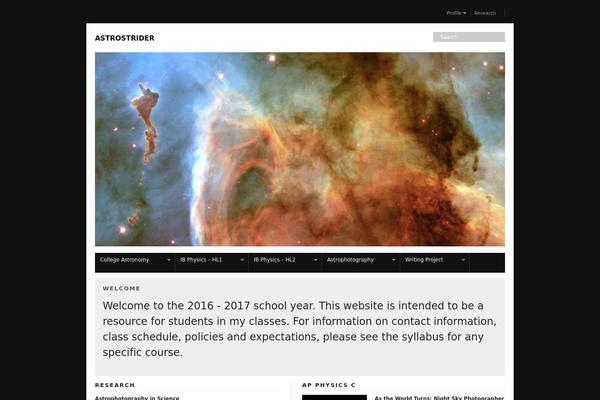 WordPress website example screenshot